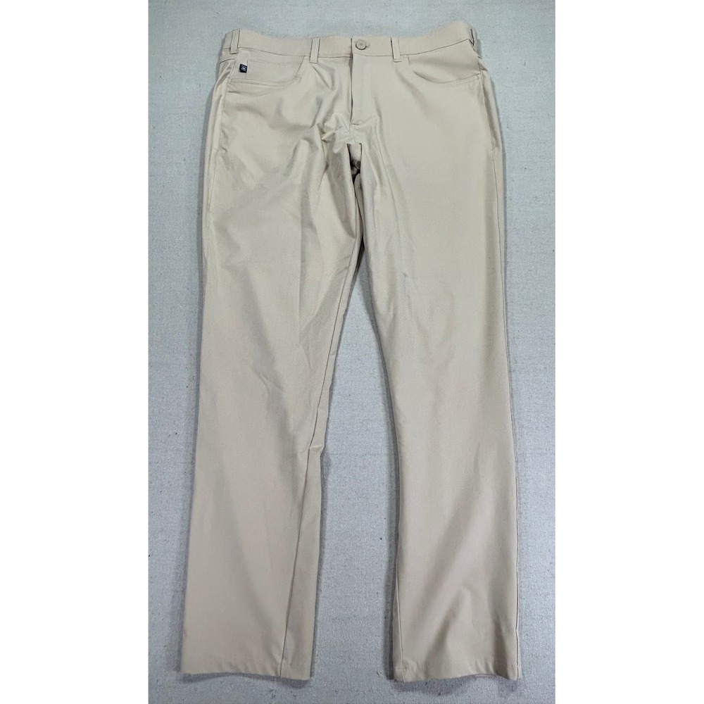 MIZZEN MAIN Men's 36 HELLSMAN Slim Performance‎ Golf Pants Stretch Chinos